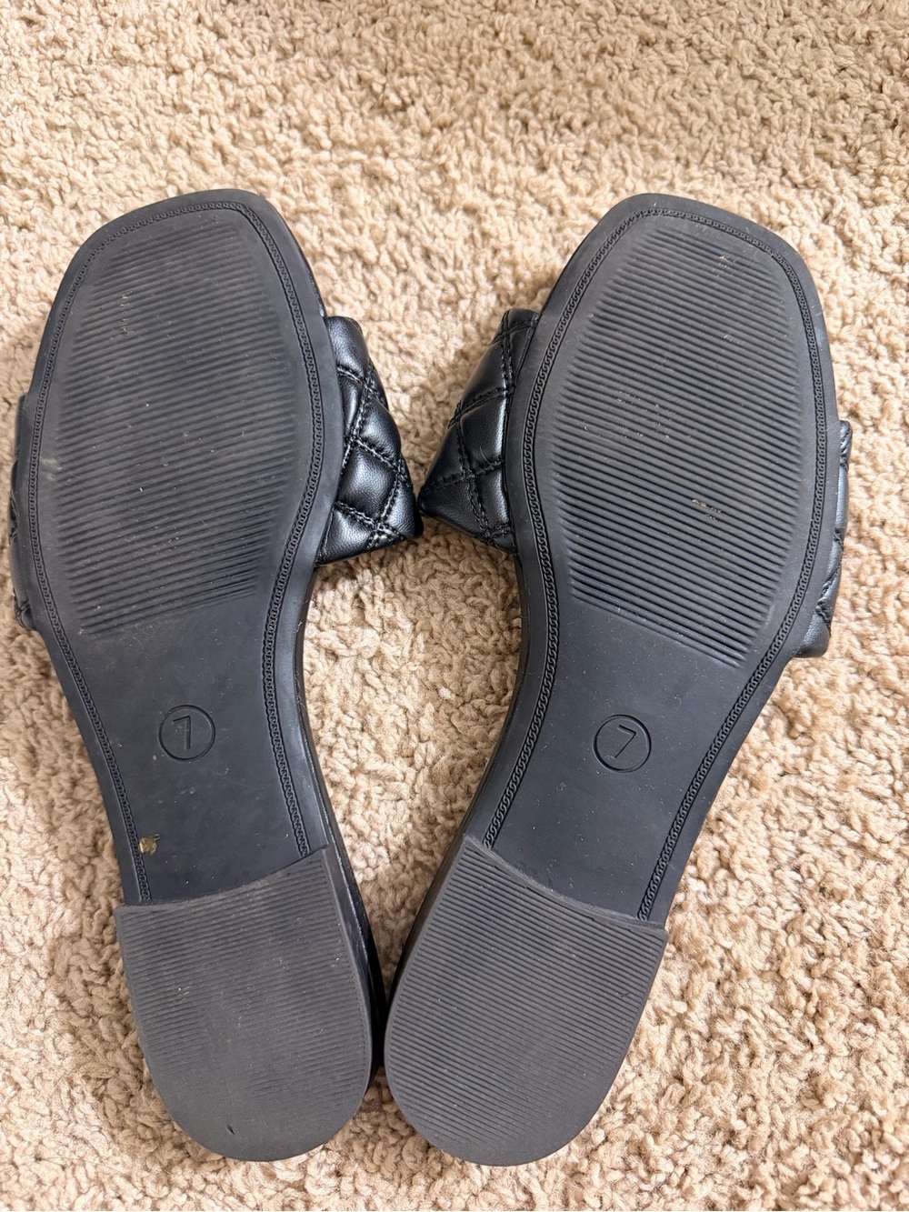 a new day Black Quilted Slide Sandals - Picture 3 of 3